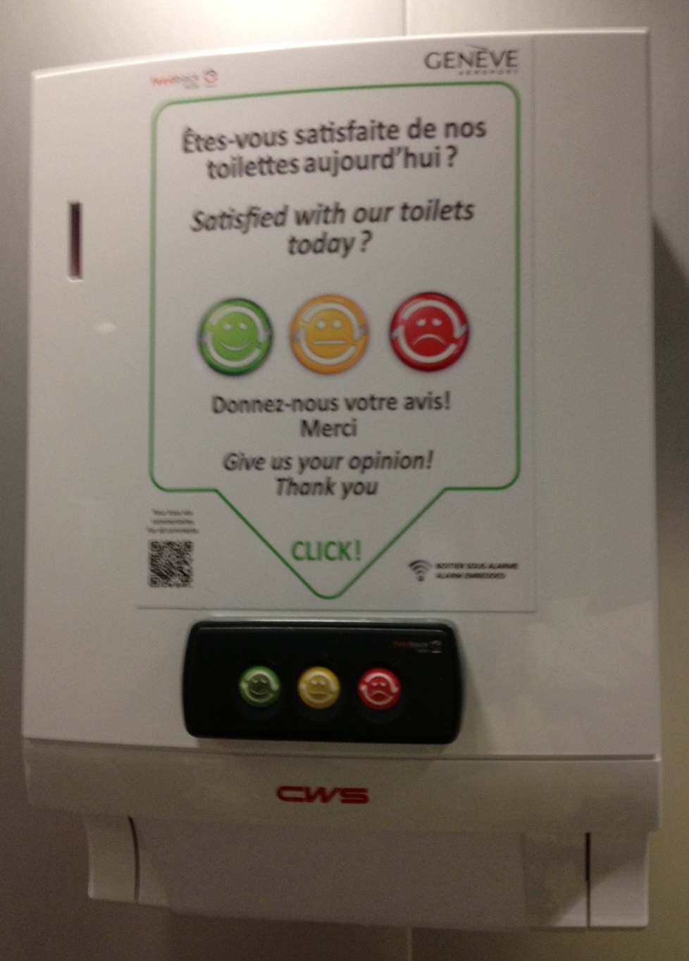 Geneva airport customer feedback