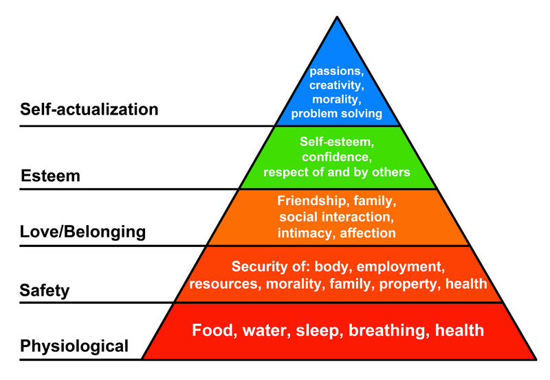 Maslows hierarchy of needs is useful for insight development
