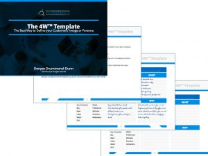 Complete this 4W persona template for customer centricity
