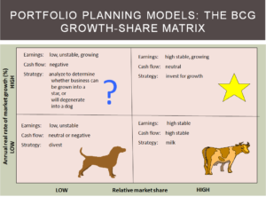 Know your customer by using the BCG share-growth matrix