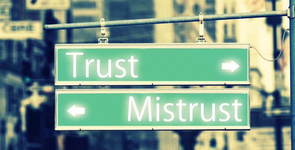 Mistrust comes if you cheat the customer