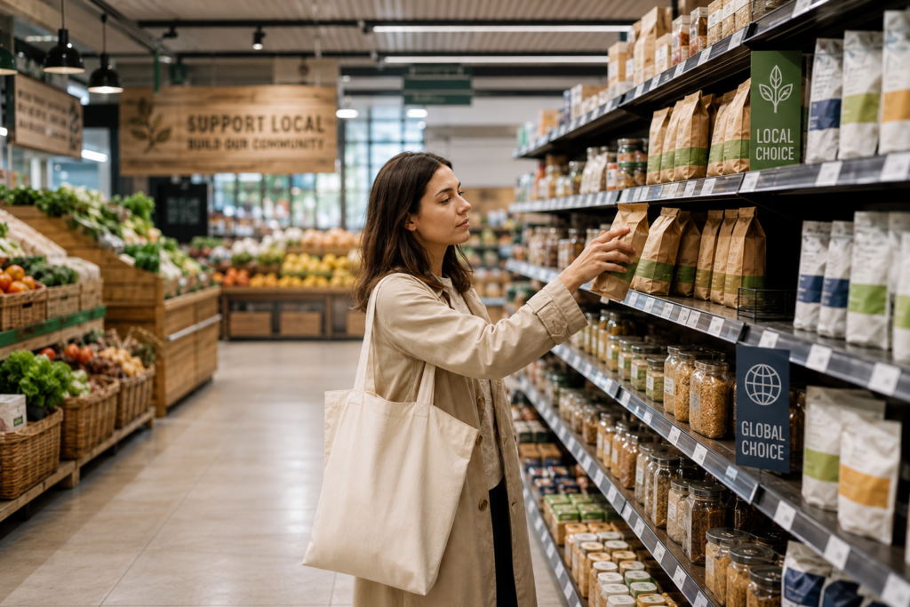 Consumers prefer local